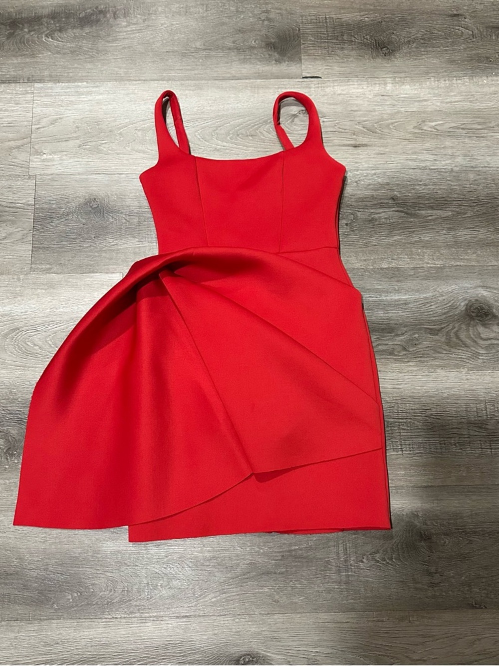 ASOS Red Square-Neck Mini Dress           (worn once)